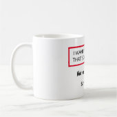 Iemand geeft erom, niet ik, grappig, humor geperso koffiemok (Links)