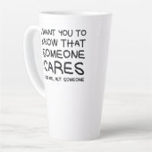 "Iemand geeft om" latente mok (Linkerhoek)