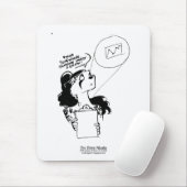 Iemand heeft een grafiek nodig. Mousepad Muismat (Met muis)