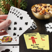 Iemand heeft een luchthug nodig pokerkaarten (Insitu)