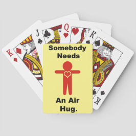 Iemand heeft een luchthug nodig pokerkaarten