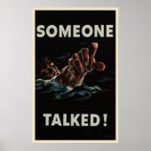 Iemand heeft gesproken poster (Voorkant)