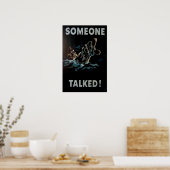 Iemand heeft gesproken poster (Keuken)