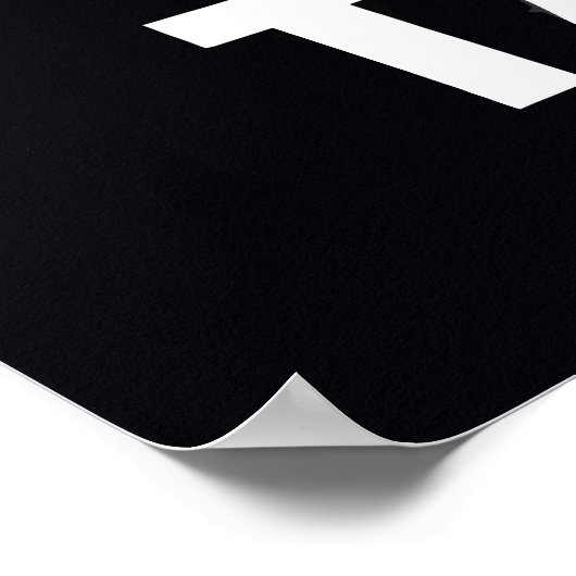 Iemand heeft gesproken poster (Hoek)