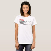 Iemand heeft hem eindelijk over de versiering vert t-shirt (Voorkant volledig)