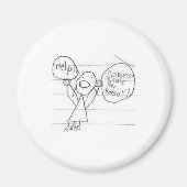 Iemand heeft mijn perse gestolen!!! magneet (Voorkant)