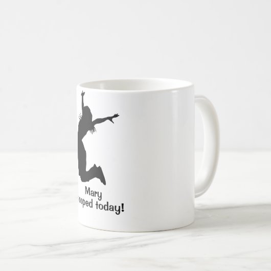 Iemand heeft vandaag gepersonaliseerde Coffee Mok  (Voorkant rechts)