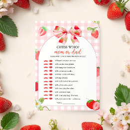 Iemand heel lief baby shower | Raad wie Kaart