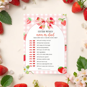 Iemand heel lief baby shower Raad wie Kaart