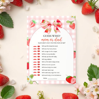 Iemand heel lief baby shower | Raad wie Kaart