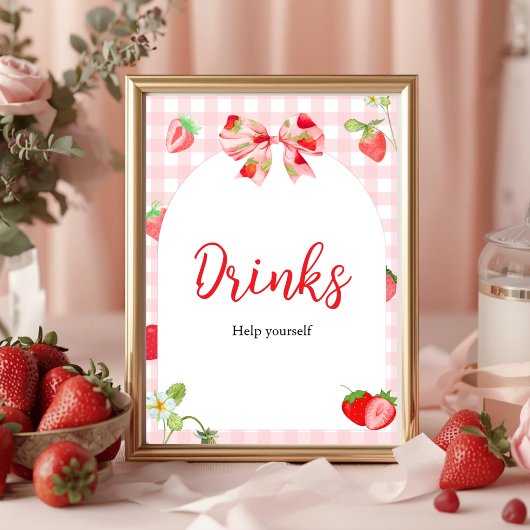 Iemand heel lief | Drankentafel bord Poster