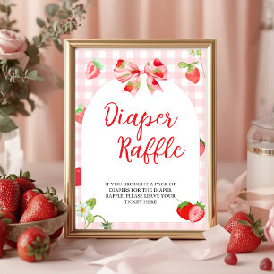 Iemand heel lief    Luierraffle tafelbord Poster