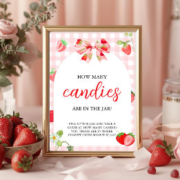 Iemand heel lief | Raad hoeveel tafelbord Poster