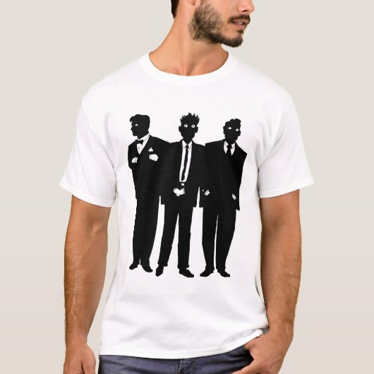 Iemand houdt me in de gaten t-shirt (Voorkant)