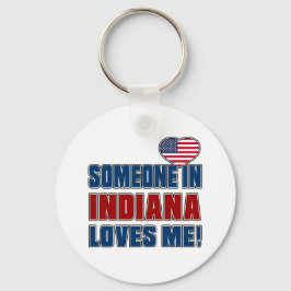 IEMAND HOUDT ME IN INDIANA SLEUTELHANGER