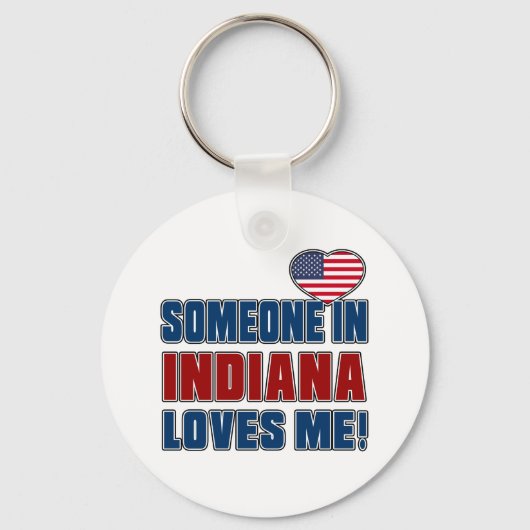 IEMAND HOUDT ME IN INDIANA SLEUTELHANGER (Voorkant)