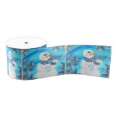 Iemand houdt van je emotionele Snowman Grosgrain Lint (Spoel)
