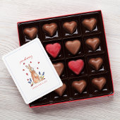 Iemand houdt van je Waterverf Valentijnsdag Feestdagenkaart