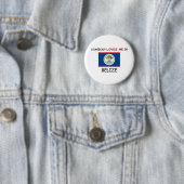 Iemand houdt van mij in BELIZE Ronde Button 5,7 Cm (In situ)