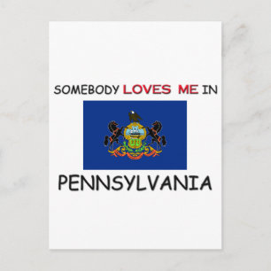 Iemand houdt van mij in PENNSYLVANIA Briefkaart
