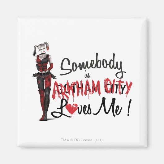 Iemand in AC houdt van me - Harley Magneet (Voorkant)