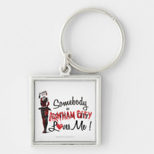 Iemand in AC houdt van me - Harley Sleutelhanger