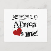 Iemand in Afrika houdt van mij Briefkaart (Voorkant)