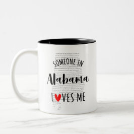 Iemand in Alabama houdt van de Mok van koffie