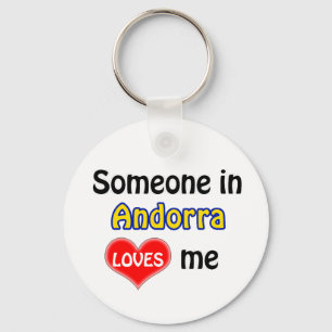 Iemand in Andorra houdt van me Sleutelhanger
