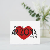 Iemand in Arizona houdt van mij! Briefkaart (Staand voorkant)