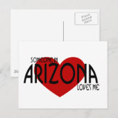 Iemand in Arizona houdt van mij! Briefkaart (Voorkant / Achterkant)