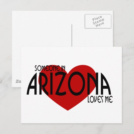 Iemand in Arizona houdt van mij! Briefkaart (Voorkant / Achterkant)