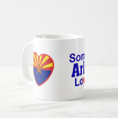 Iemand in Arizona houdt van mij Koffiemok (Voorkant links)