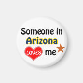 Iemand in Arizona houdt van mij Magneet (Voorkant)