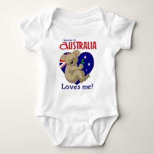Iemand in Australië houdt van me Koala Romper