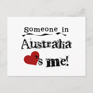 Iemand in Australië houdt van mij Briefkaart