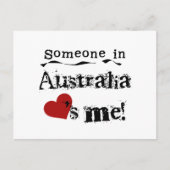 Iemand in Australië houdt van mij Briefkaart (Voorkant)