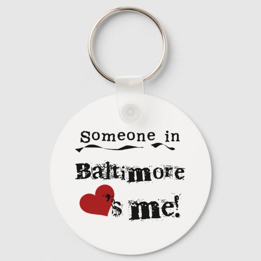 Iemand in Baltimore Sleutelhanger (Voorkant)