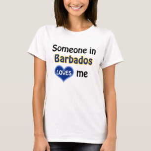 Iemand in Barbados houdt van mij T-shirt