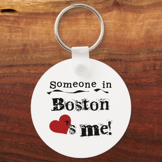 Iemand in Boston Sleutelhanger (Voorkant)
