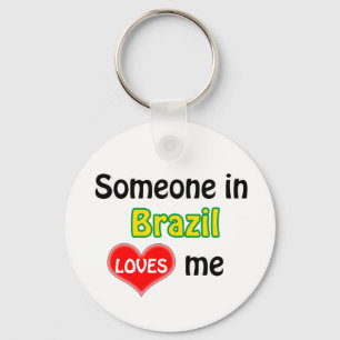 Iemand in Brazilië houdt van me Sleutelhanger