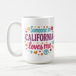 Iemand in Californië houdt van grappige cadeaus vo Koffiemok