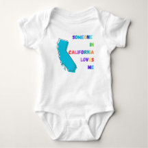 Iemand in Californië houdt van mij Baby Bodysuit