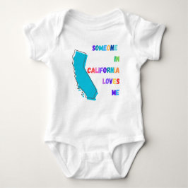 Iemand in Californië houdt van mij Baby Bodysuit