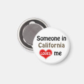 Iemand in Californië houdt van mij Magneet (Voorkant / Achterkant)