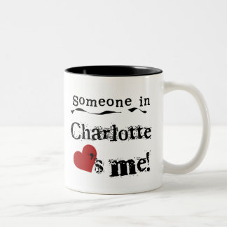 Iemand in Charlotte Tweekleurige Koffiemok