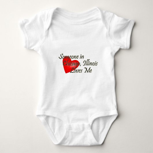 Iemand in Chicago houdt van mij Romper (Voorkant)