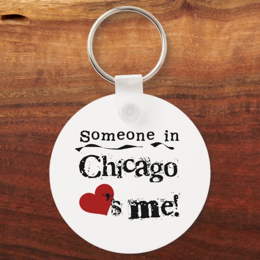 Iemand in Chicago Sleutelhanger (Voorkant)