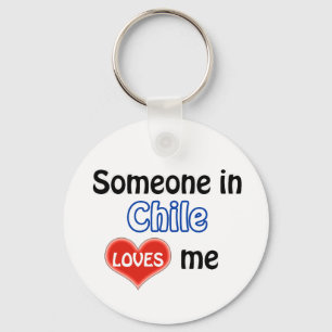 Iemand in Chili houdt van me Sleutelhanger