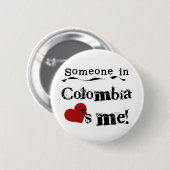 Iemand in Colombia houdt van mij Ronde Button 5,7 Cm (Voorkant /achterkant)
